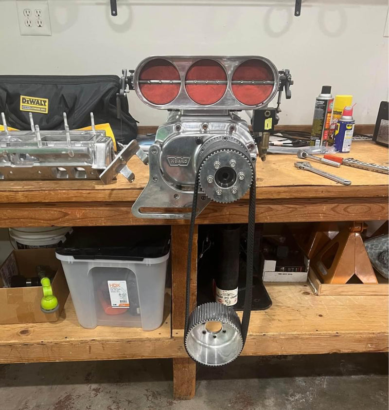 Load image into Gallery viewer, Blower Supercharger Weiand 871 Fully Polished - Ultimate Performance Upgrade!