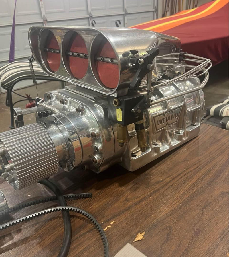 Load image into Gallery viewer, Blower Supercharger Weiand 871 Fully Polished - Ultimate Performance Upgrade!