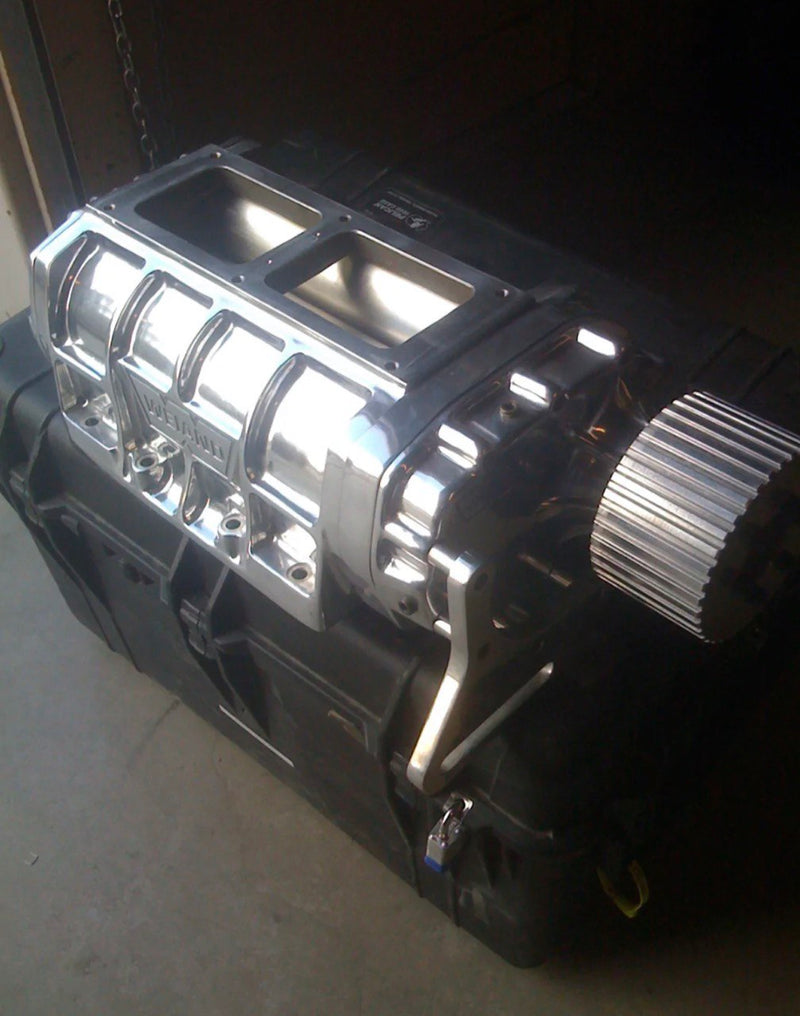 Load image into Gallery viewer, Polished Weiand 6-71 supercharger setup