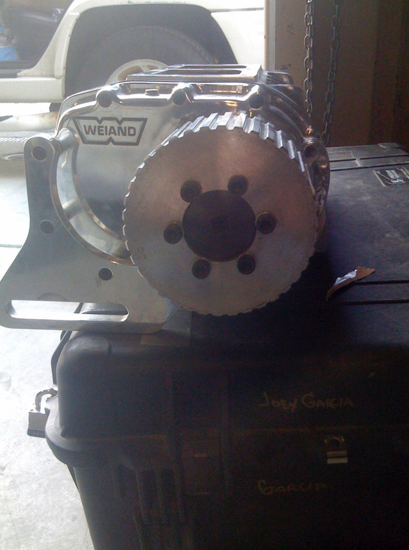 Load image into Gallery viewer, Polished Weiand 6-71 supercharger setup