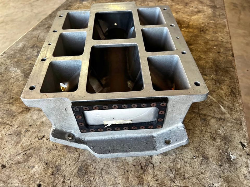 Load image into Gallery viewer, Clean SBC blower manifold intake