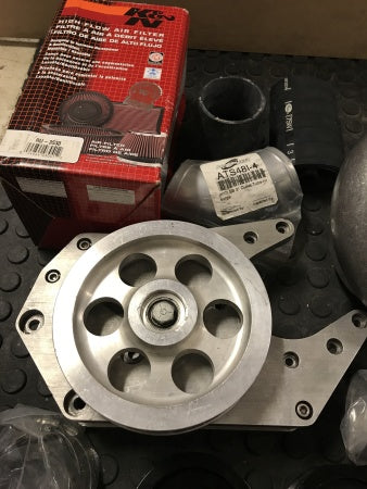 Cargue la imagen en el visor de la galería, ProCharger F1R Reverse Rotation Supercharger Kit - Universal Mount, New K&N Filter, Pulleys & Tubes