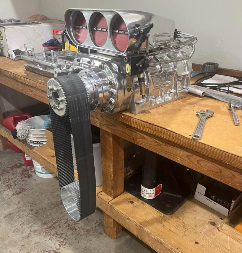 Load image into Gallery viewer, Blower Supercharger Weiand 871 Fully Polished - Ultimate Performance Upgrade!
