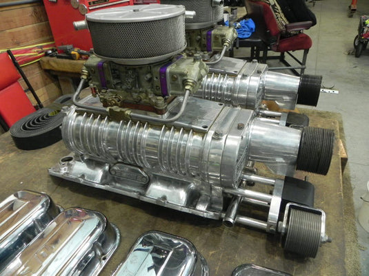 Dual B&M 250 bbc blower Setup