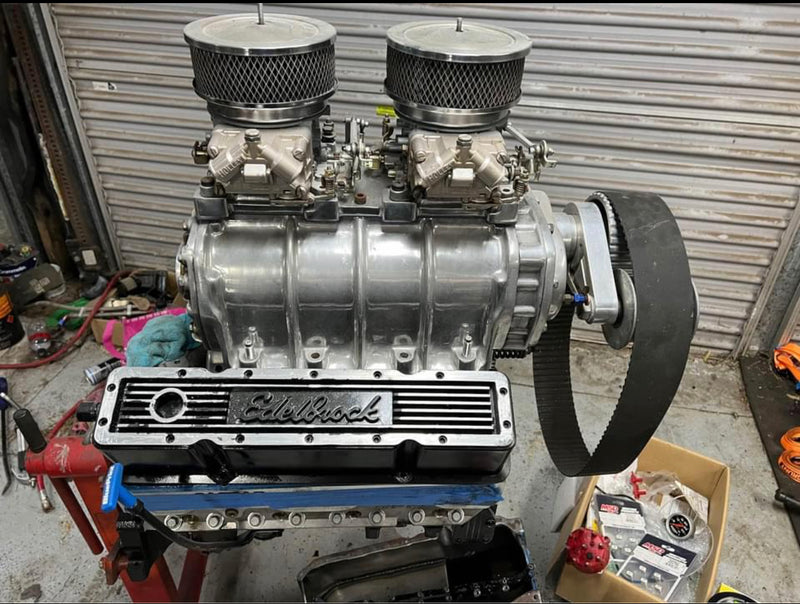 Load image into Gallery viewer, Blueprint 355 Crate Engine and Supercharger
