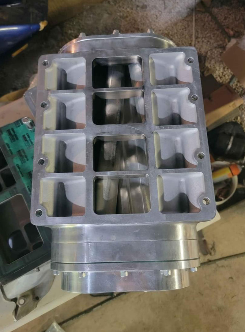Load image into Gallery viewer, New 6-71 Aluminum Polished Blower
