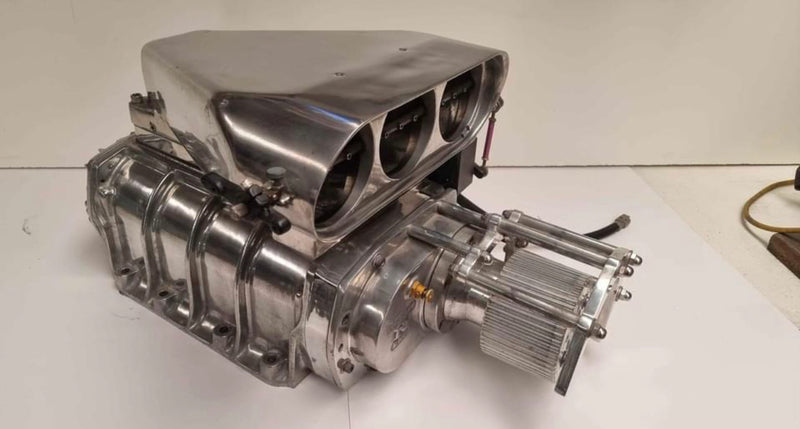 Load image into Gallery viewer, Fully Serviced Fresh Newby 671 Supercharger EFI Setup
