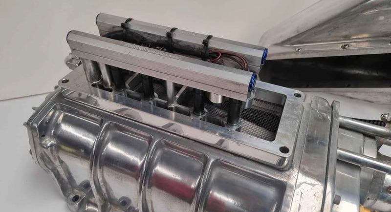 Load image into Gallery viewer, Fully Serviced Fresh Newby 671 Supercharger EFI Setup
