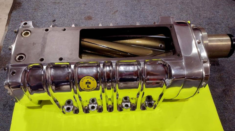 Load image into Gallery viewer, Polished 14-71 Littlefield High Helix Retro Blower
