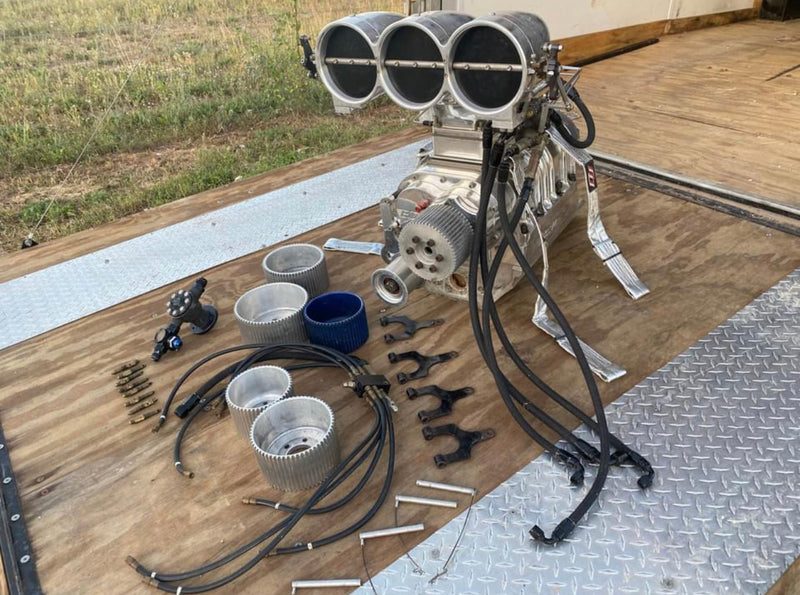 Load image into Gallery viewer, Complete 8-71 Polished BDS blower kit
