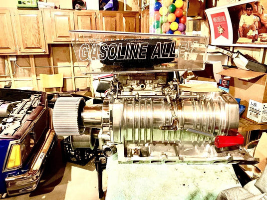 Completely Fresh Polished B&M 420 Mega Blower kit