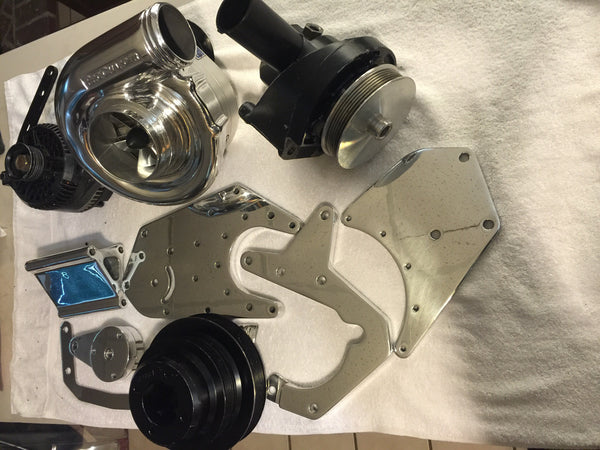 Load image into Gallery viewer, Fresh ProCharger F-1R Serpentine Kit for SBF
