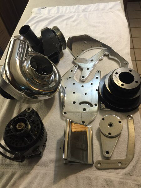 Load image into Gallery viewer, Fresh ProCharger F-1R Serpentine Kit for SBF
