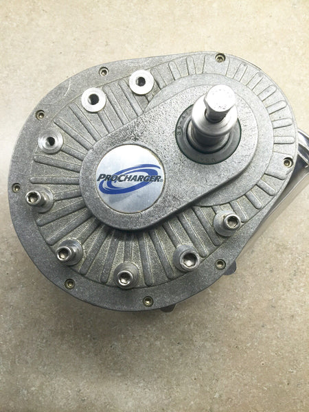 Polished D-1SC Polished Supercharger  Head Unit