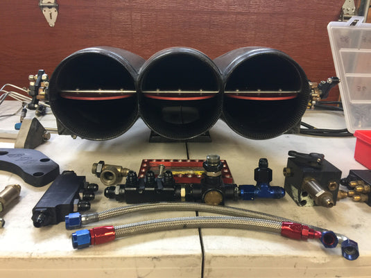 3-Blade 5.5" Carbon Fiber Blower Hat Package with Accessories
