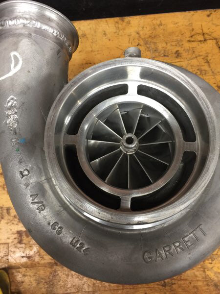 Garrett GTX5518R 88mm Turbo w/ 1.0 A/R T6 Housing - Like New, 4 Passes!