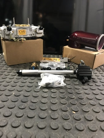 Brand New C&S 900 CFM Super Pro Gasoline Blow-Through Carburetor Kit