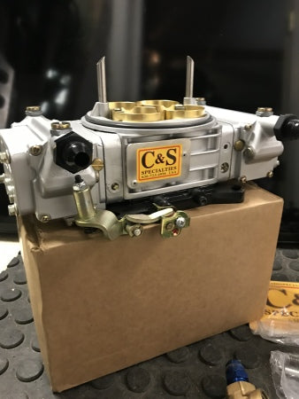 Load image into Gallery viewer, Brand New C&amp;S 900 CFM Super Pro Gasoline Blow-Through Carburetor Kit
